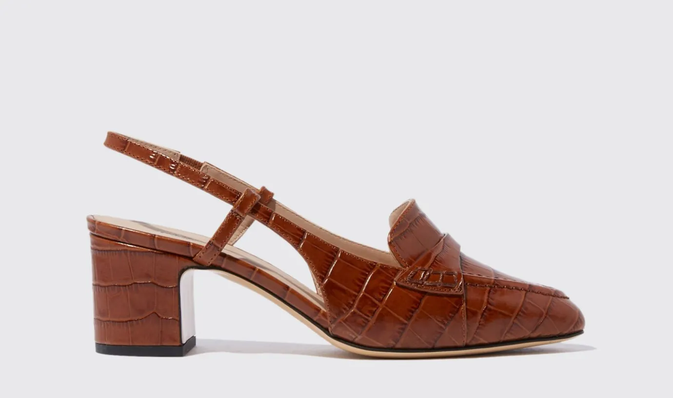 Frauen Scarosso Bianca Tan Croco