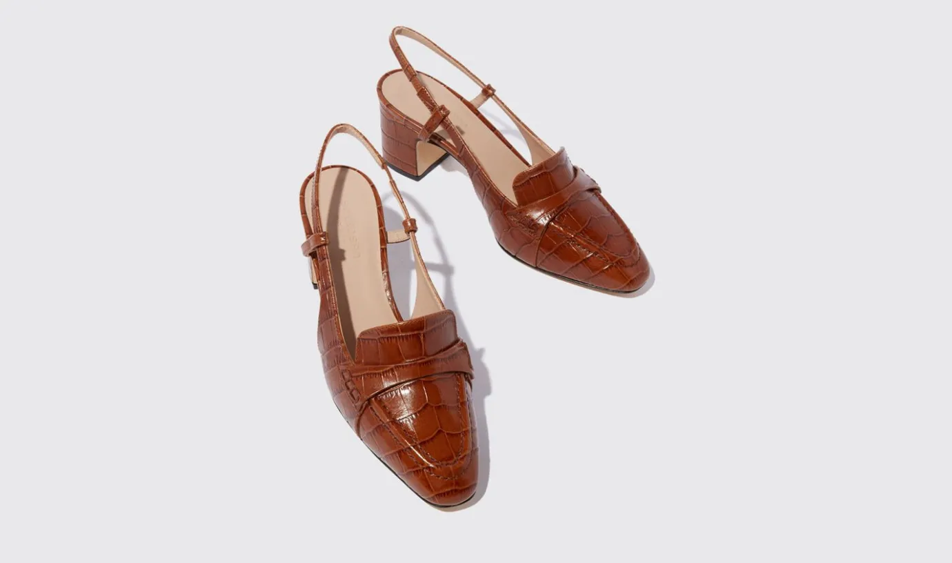 Frauen Scarosso Bianca Tan Croco