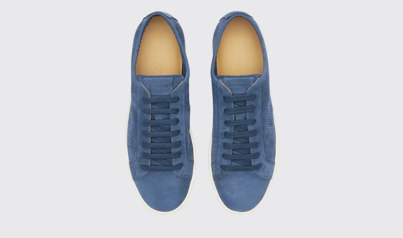 Manner Scarosso Camillo Blue Nubuk