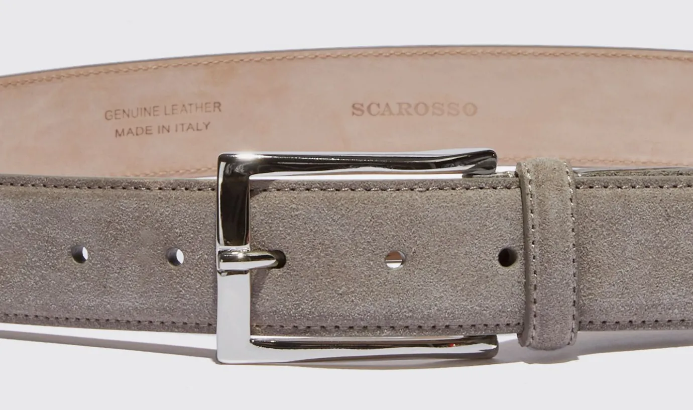 Manner Scarosso Cintura Grigia Classica
