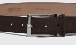 Manner Scarosso Cintura Testa Di Moro Classica