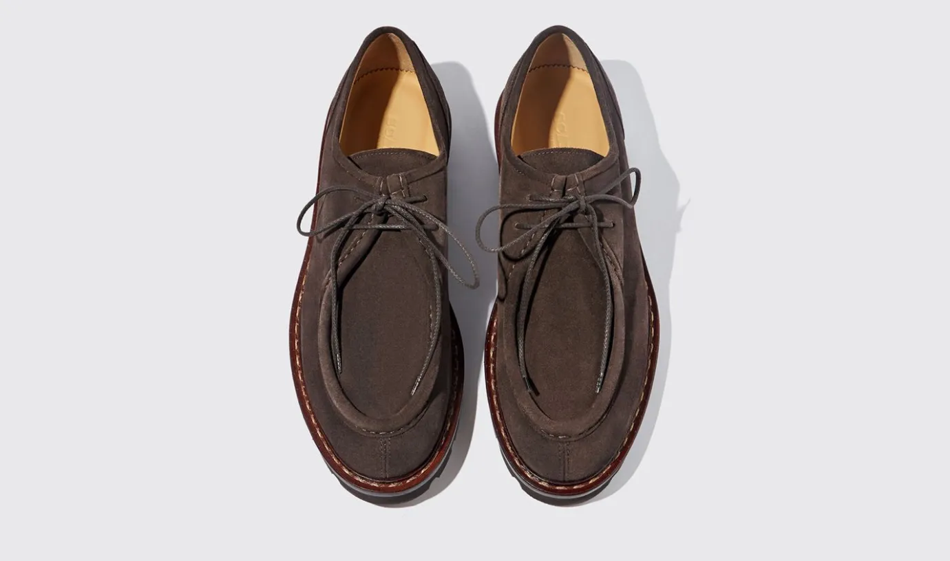 Manner Scarosso Damiano Braunes Wildleder