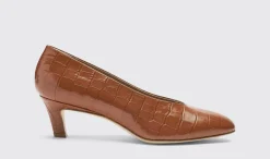 Frauen Scarosso Deva Cognac Croco