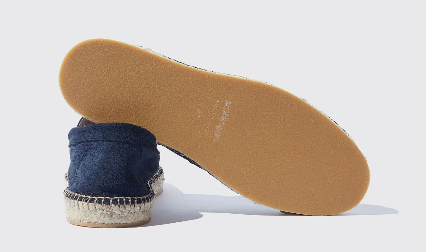 Manner Scarosso Diego Blaues Wildleder