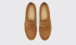Manner Scarosso Fred Tan Wildleder