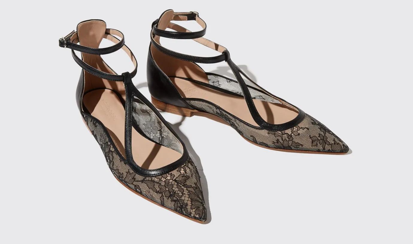 Frauen Scarosso Gae Nera Pizzo