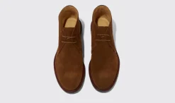 Manner Scarosso Gary Tobacco Wildleder