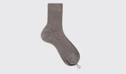 Frauen Scarosso Graue Baumwoll-Sockchen