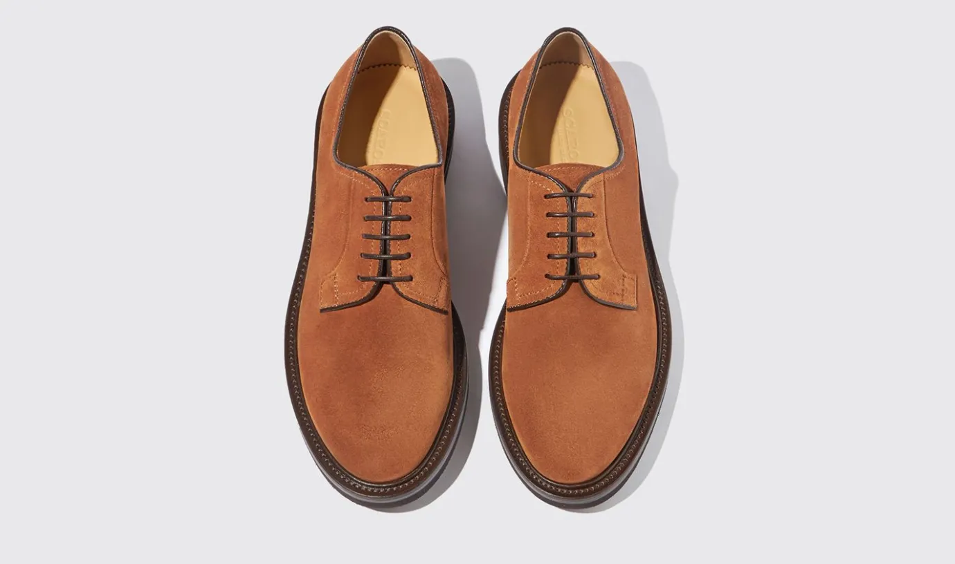 Manner Scarosso Harry Snuff Wildleder