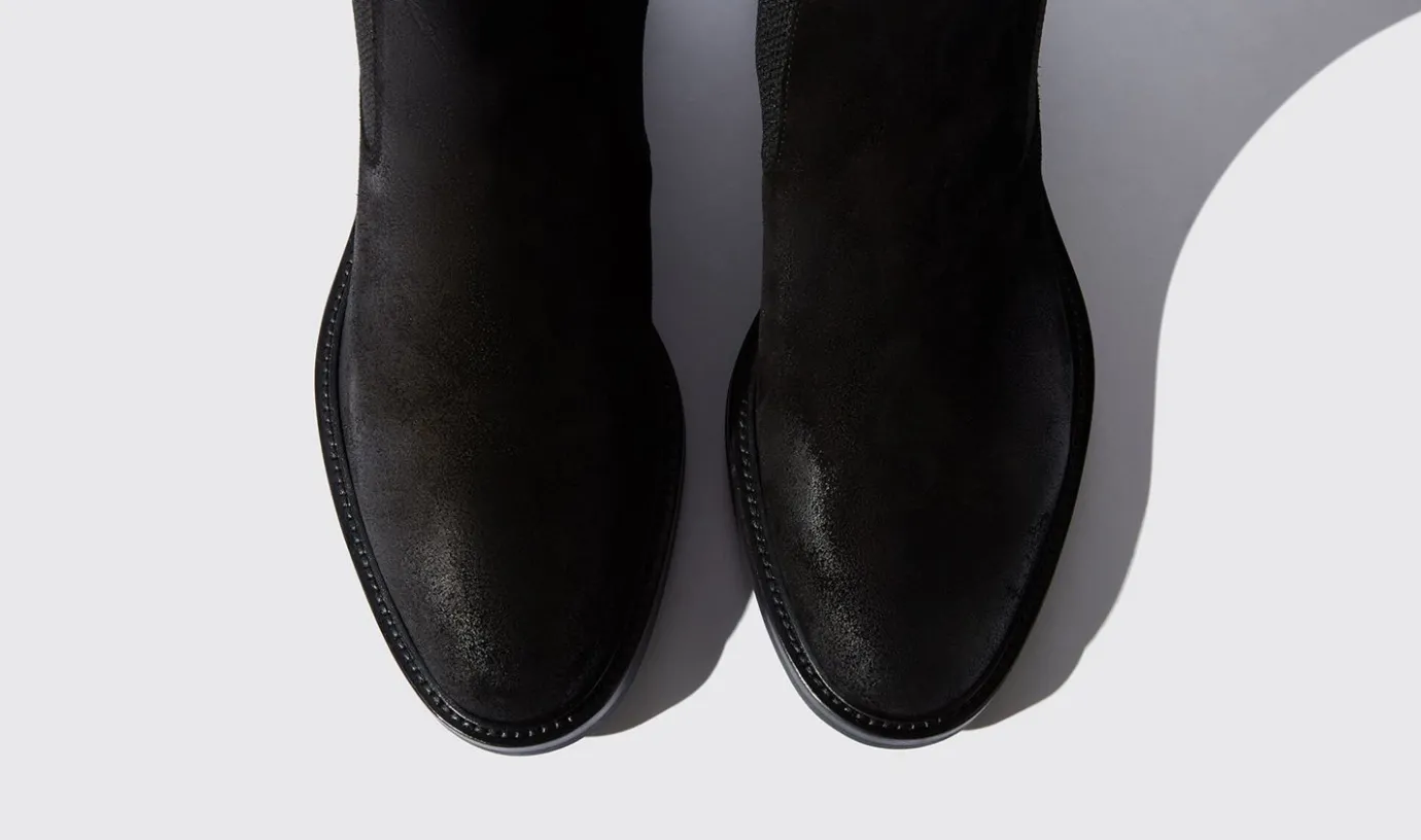 Manner Scarosso Jagerschwarz