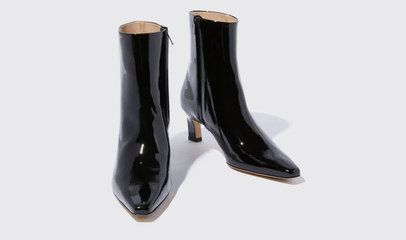 Frauen Scarosso Kitty Black Patent