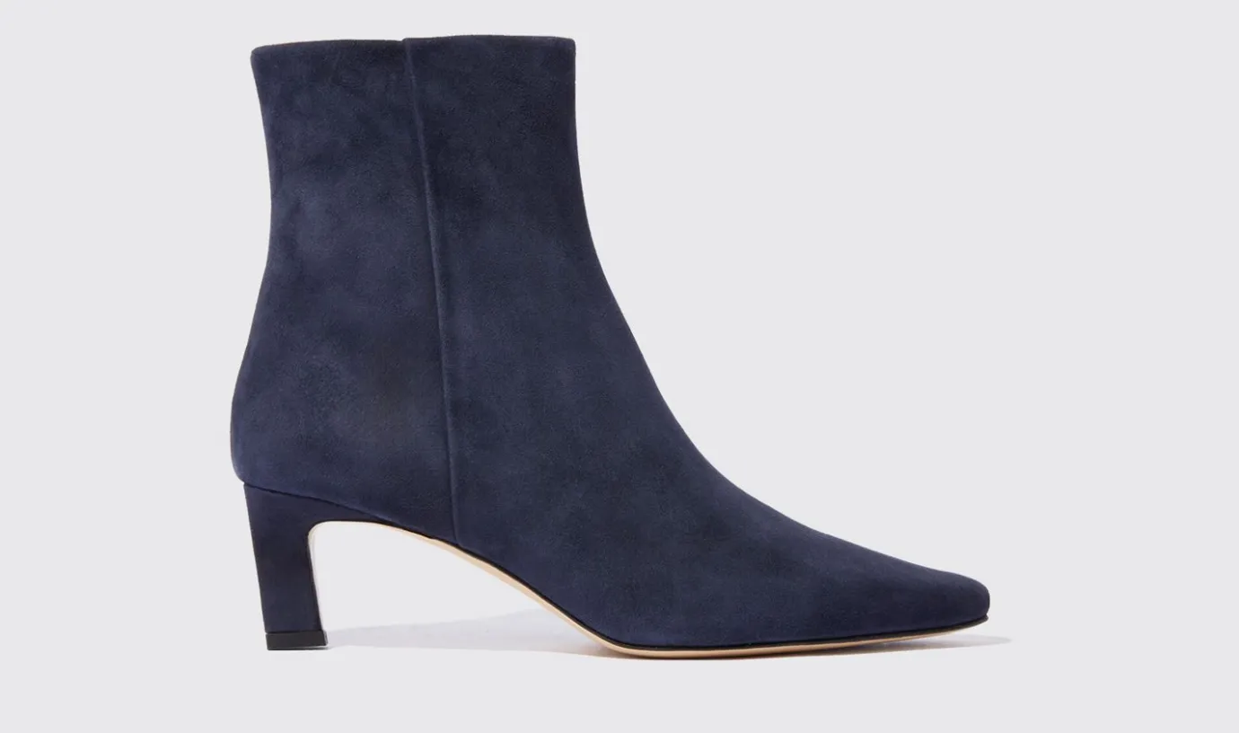 Frauen Scarosso Kitty Blue Wildleder