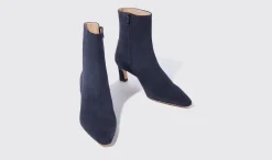 Frauen Scarosso Kitty Blue Wildleder