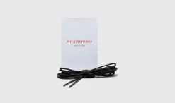 Manner Scarosso Laccio Nero Tondo