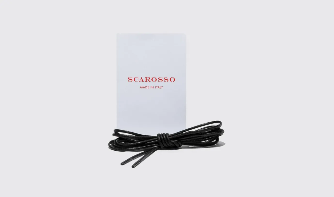 Manner Scarosso Laccio Nero Tondo