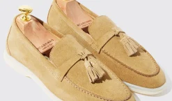 Frauen Scarosso Leandra Beige Scamosciata