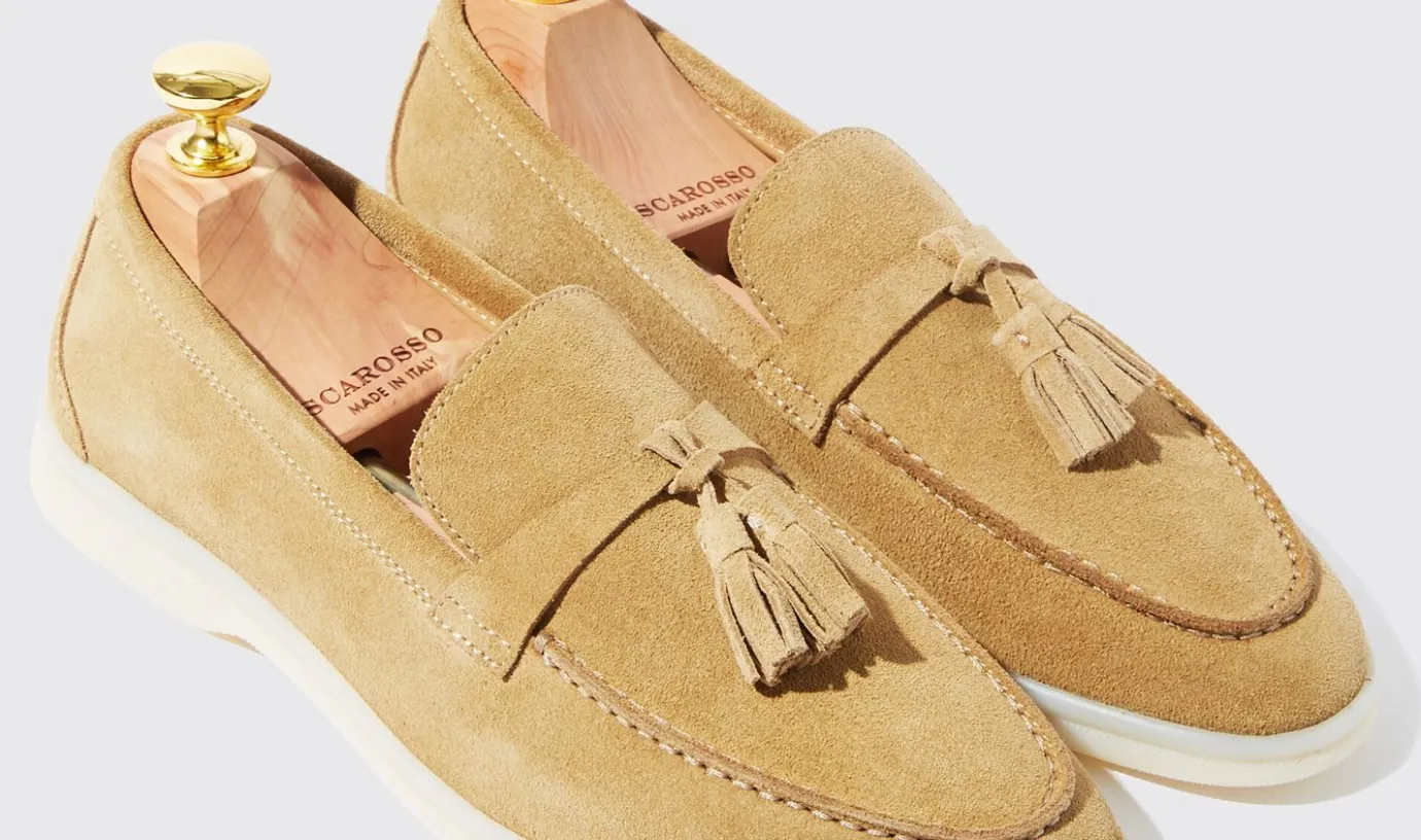 Frauen Scarosso Leandra Beige Scamosciata