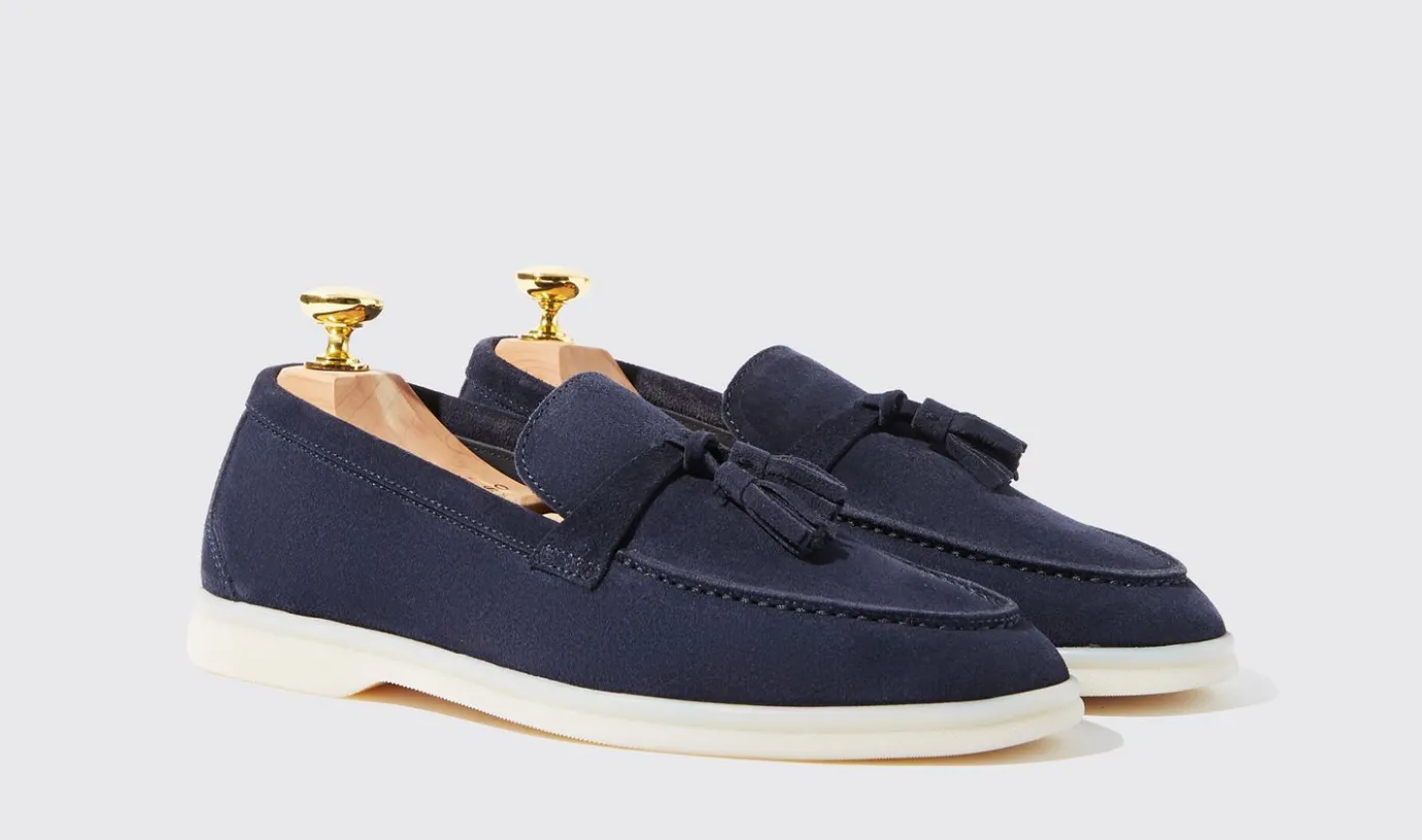 Frauen Scarosso Leandra Blu Scamosciata