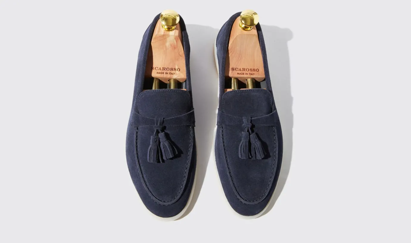 Frauen Scarosso Leandra Blu Scamosciata