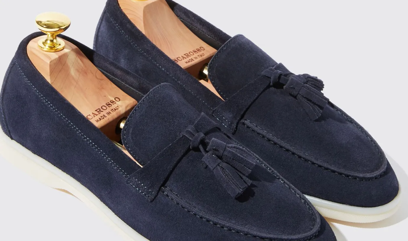 Frauen Scarosso Leandra Blu Scamosciata