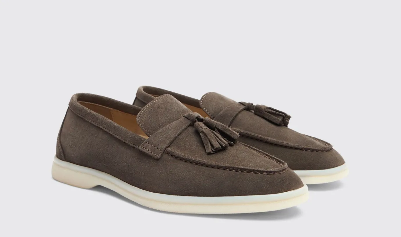 Frauen Scarosso Leandra Deep Taupe Wildleder