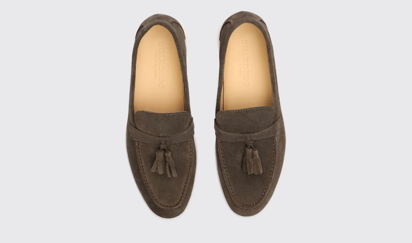 Frauen Scarosso Leandra Deep Taupe Wildleder