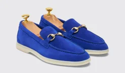 Frauen Scarosso Lilia Electric Blue Wildleder