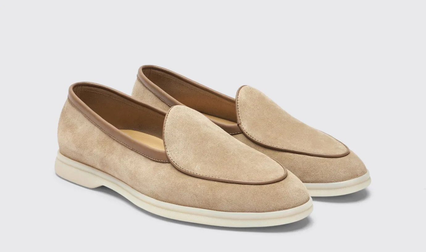 Manner Scarosso Livio Hafer-Wildleder