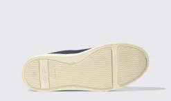 Manner Scarosso Luca Blaues Wildleder