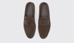 Manner Scarosso Luciano Braunes Wildleder
