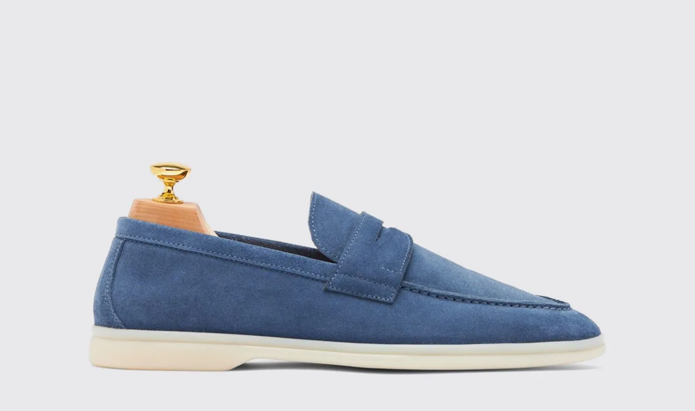 Manner Scarosso Luciano Steel Suede