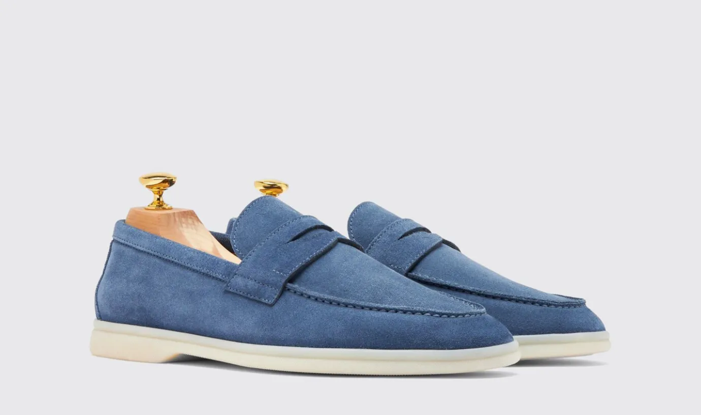 Manner Scarosso Luciano Steel Suede