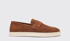 Manner Scarosso Lucio Tan Wildleder