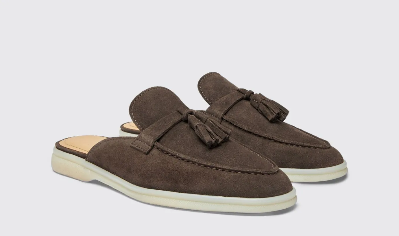 Frauen Scarosso Lucrezia Deep Taupe Wildleder
