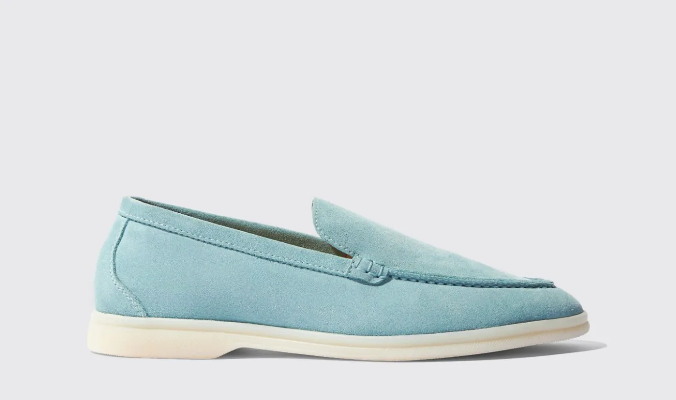 Frauen Scarosso Ludovica Blue Storm Wildleder