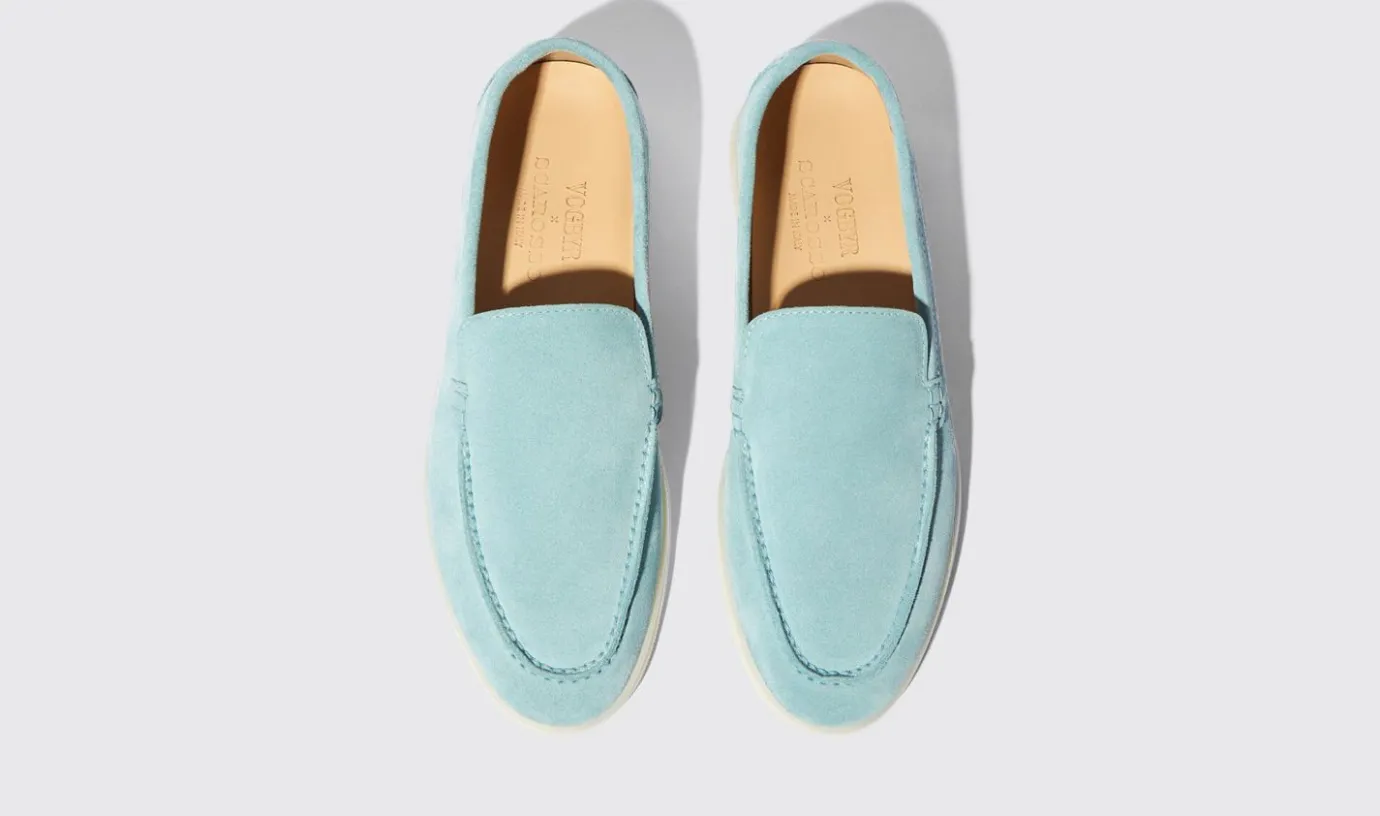 Frauen Scarosso Ludovica Blue Storm Wildleder