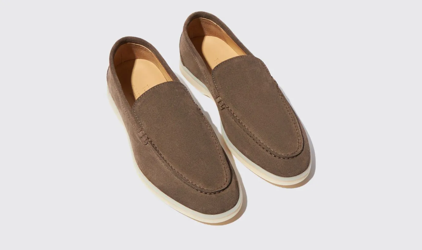 Frauen Scarosso Ludovica Deep Taupe Wildleder