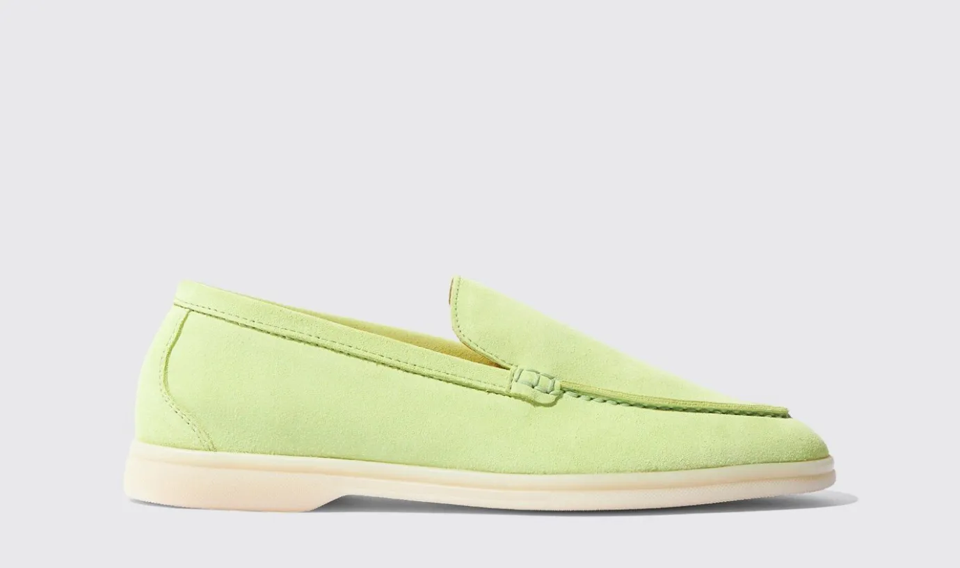 Frauen Scarosso Ludovica Grunes Matcha-Wildleder