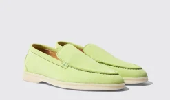 Frauen Scarosso Ludovica Grunes Matcha-Wildleder