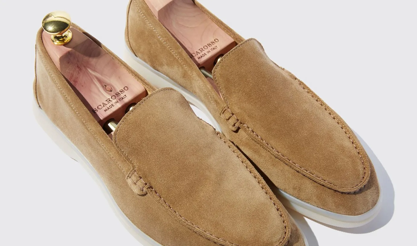 Manner Scarosso Ludovico Beige Scamosciato