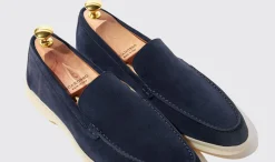 Manner Scarosso Ludovico Blu Scamosciato