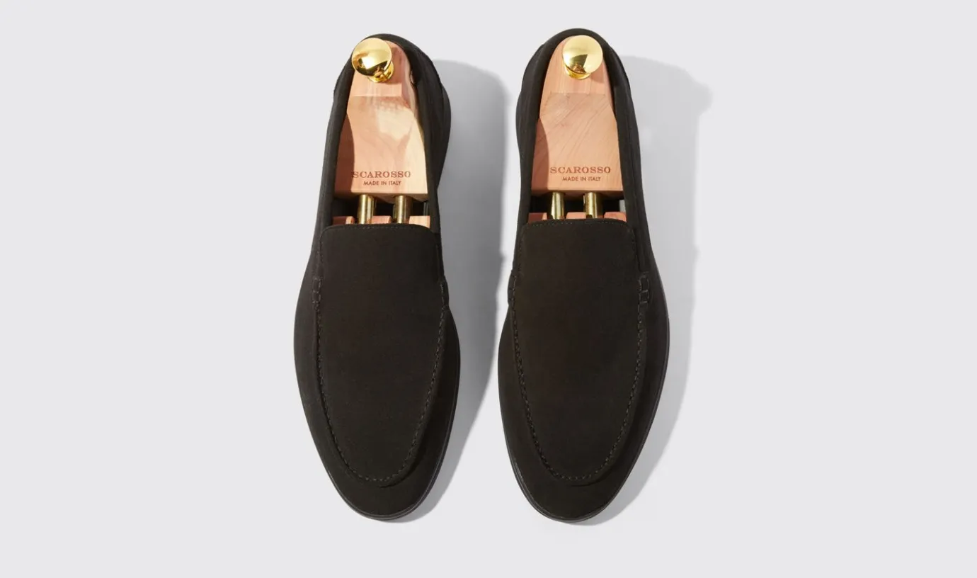 Manner Scarosso Ludovico Nero Scamosciato