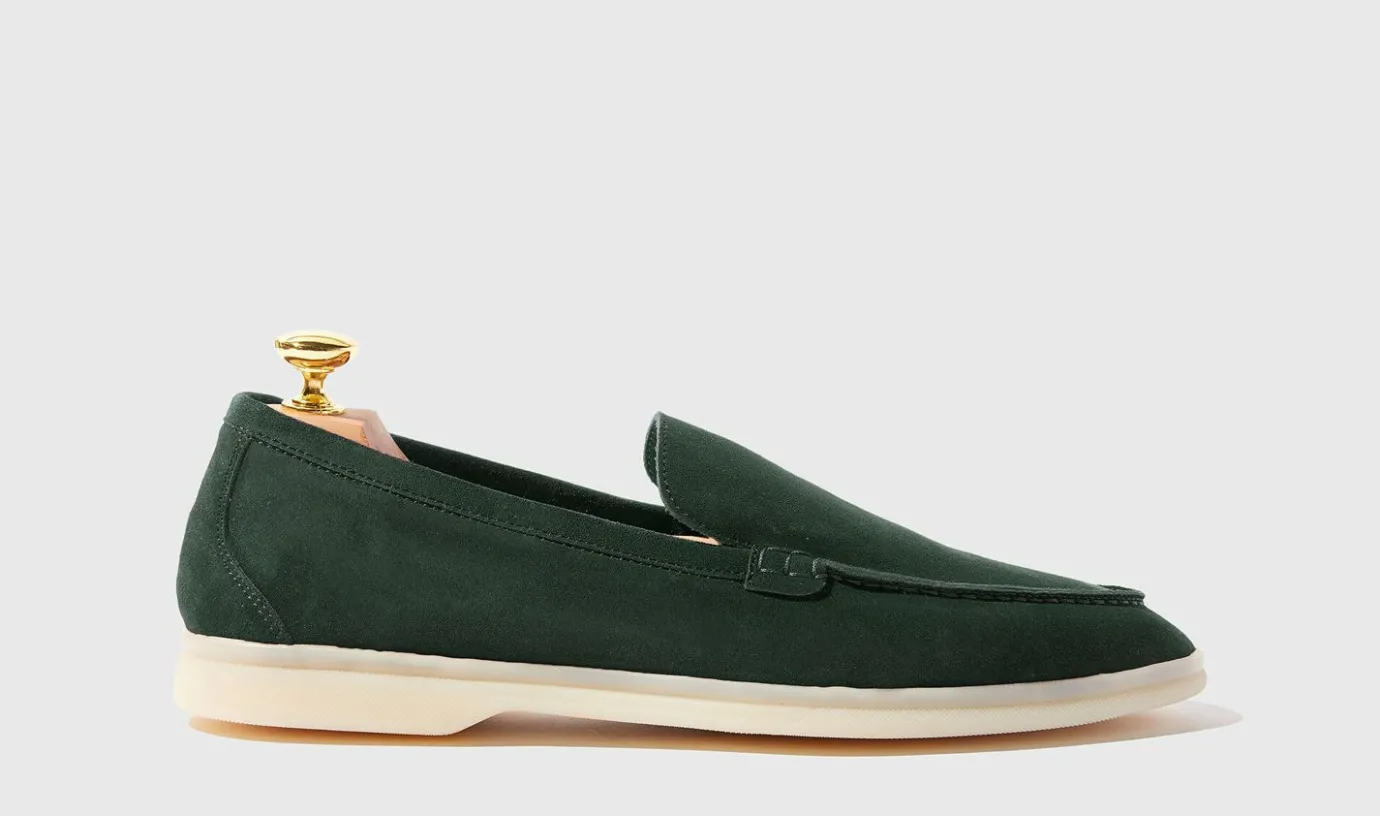 Manner Scarosso Ludovico Verde Scamosciato