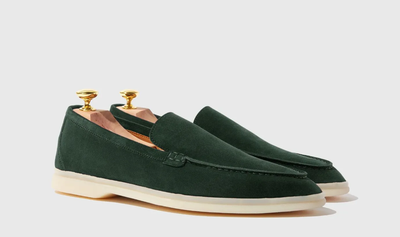 Manner Scarosso Ludovico Verde Scamosciato