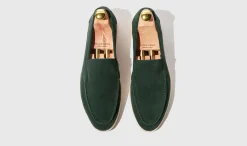 Manner Scarosso Ludovico Verde Scamosciato