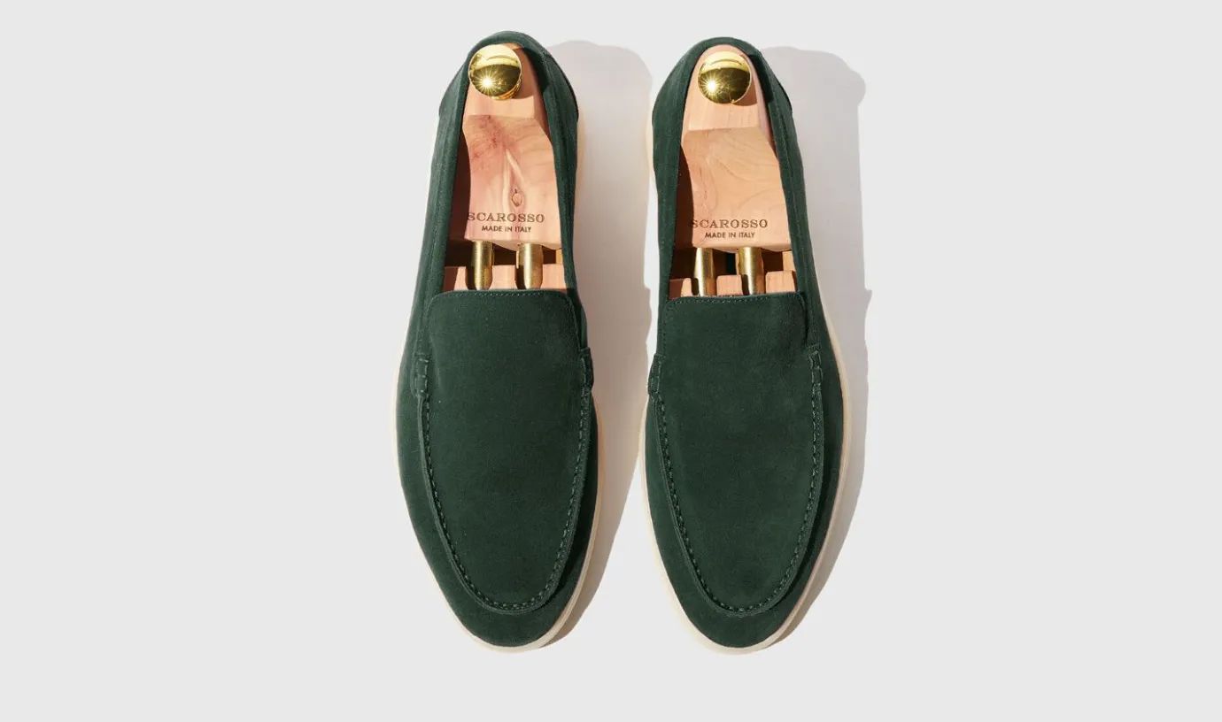 Manner Scarosso Ludovico Verde Scamosciato