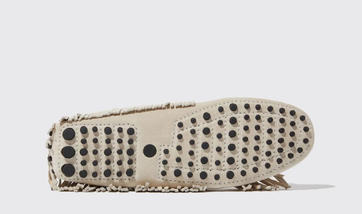 Frauen Scarosso Maya-Creme-Wildleder