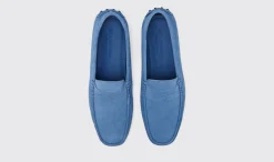 Manner Scarosso Michael Hellblaues Wildleder