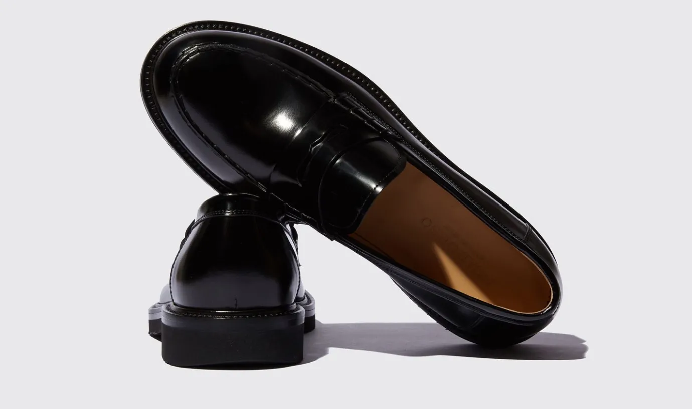 Manner Scarosso Milo Schwarz Hell