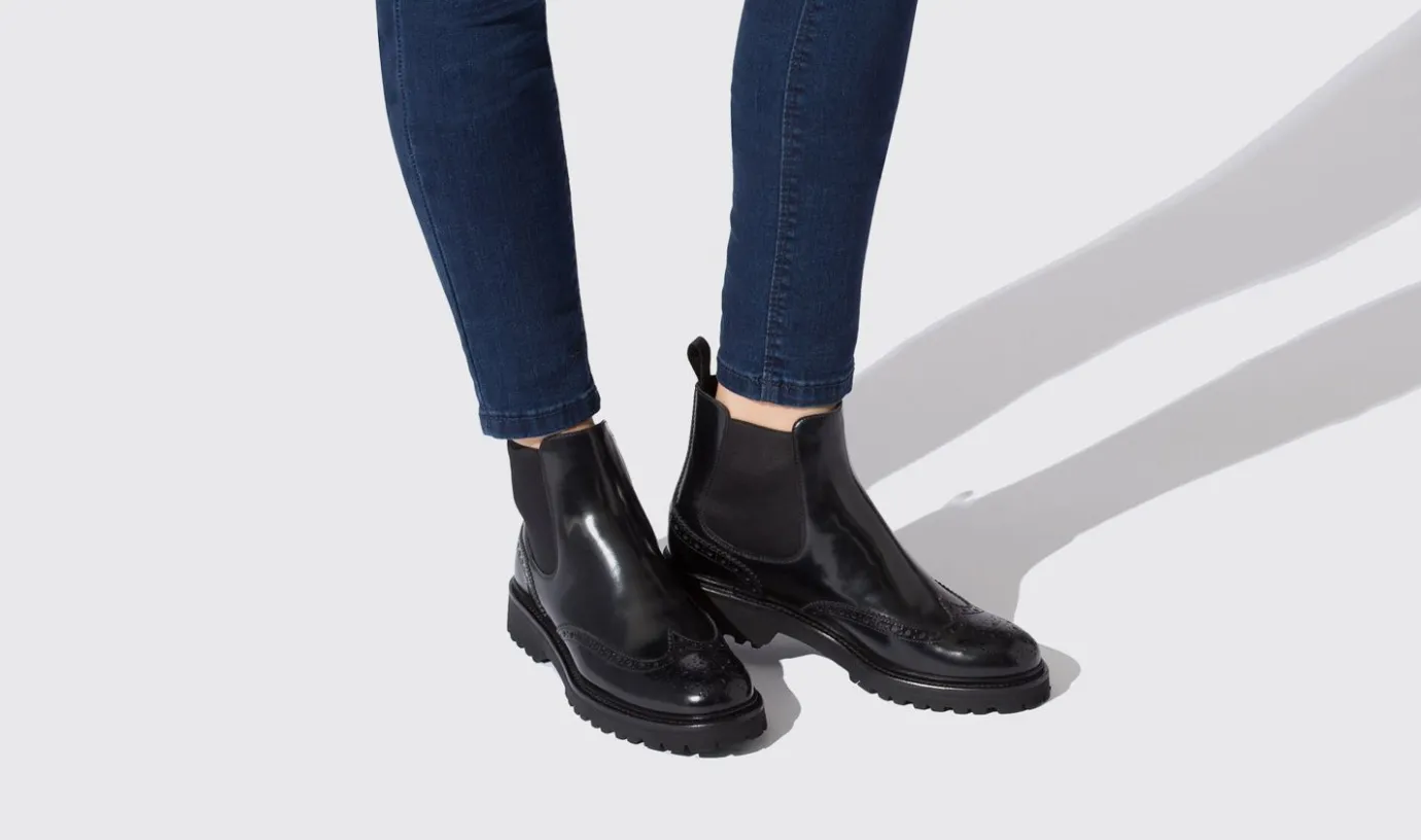 Frauen Scarosso Mohn Schwarz